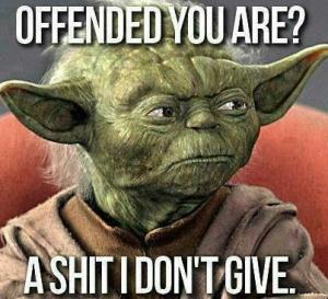 offended yoda