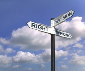 right and wrong