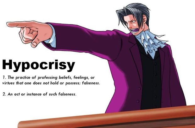hypocrisy
